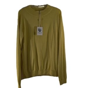 Graham Luxe Men's 1/4 Zip Sweater NWT Size XL
